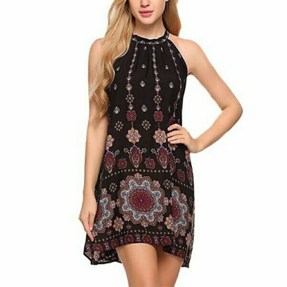 Leo Rosi Emily Halter Dress Black Size L